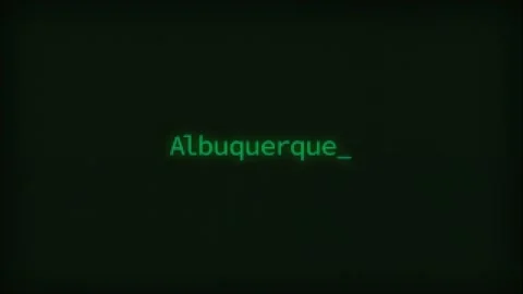 Retro Computer Coding Text Animation Typing Albuquerque, CRT Monitor Style Stock Footage 230167567