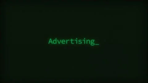 Retro Computer Coding Text Animation Typing Advertising, CRT Monitor Style Stock Footage 230288950