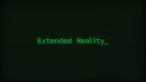 Retro Computer Coding Text Animation Typing Extended Reality, CRT Monitor Sty Stock Footage 230925906