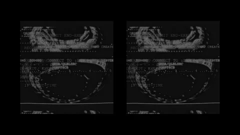 Retro Computer Globe: Spinning Source Code, Software Development, Programming Stock Footage 309841595