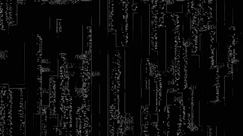 Retro Computer Styled, Black and White Background with More Details 스톡 동영상 150119450