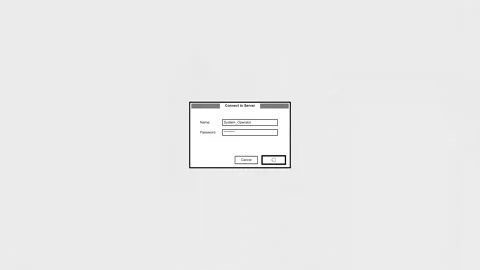 Retro computer user interface screen recording Stock Footage 346838095