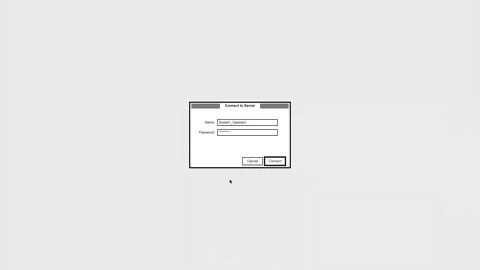 Retro computer window interface graphic animation Stock Footage 346837936