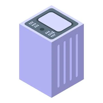 Retro computing system with keyboard and monitor displaying information イラスト素材