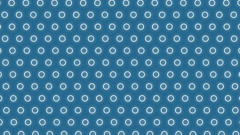 Retro concentric circles pattern motion on blue background animation. Stock Footage 142317427