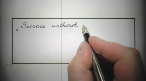 Retro concept of written Famous quote by Albert Einstein 動画素材 48952128