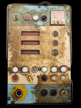 Retro control panel Stock Photos