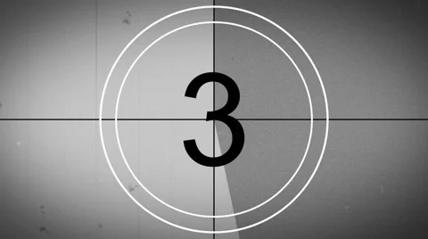 Retro countdown Video stock 48033021