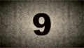 Retro counting leader HD Footage