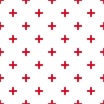 Retro crosses pattern. Abstract geometric background, 60s, 70s, 80s, 90s styl Stock Illustration