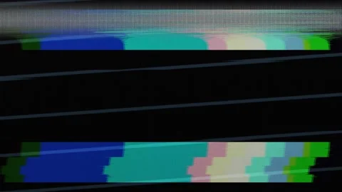 Retro crt scanline texture with digital glitch noise on black background. V.. Stock Footage 346693725