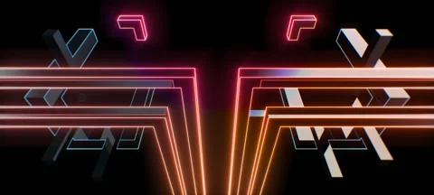 Retro Cubes 02 Stock Footage 56309968