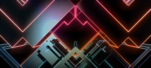 Retro Cubes 04 Stock Footage 56309999