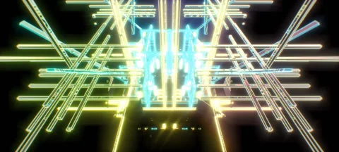 Retro Cubes 19 Stock Footage 56310944