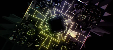 Retro Cubes 20 Stock Footage 56310952