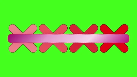 Retro Cursor Emoji animation video on green screen Stock Footage 340018575