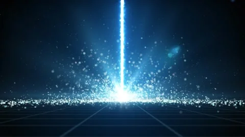 Retro cyberpunk style 80s Sci-Fi Background Futuristic with laser grid landscape Stock Footage 242507525