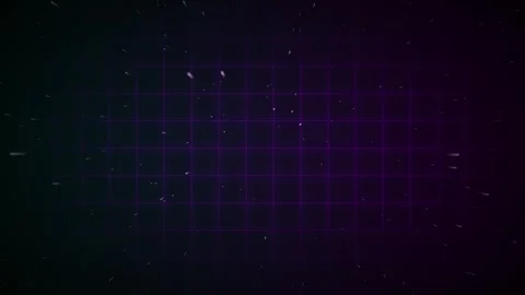 Retro cyberpunk style 80s Sci-Fi Background Futuristic with laser grid wall Vídeo Stock 242507636