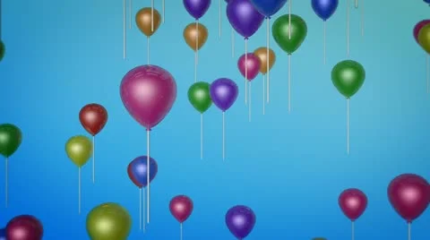 Retro dancing balloon Stock-Footage 14831853