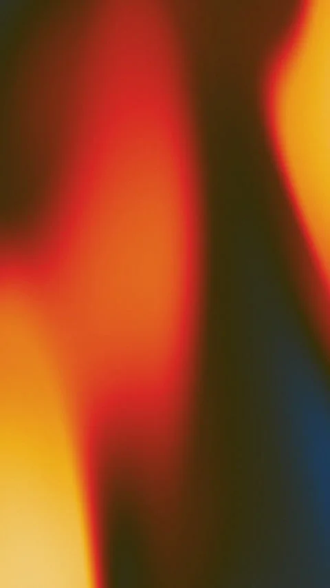 Retro dark orange abstract blurred shapes 스톡 동영상 319215003