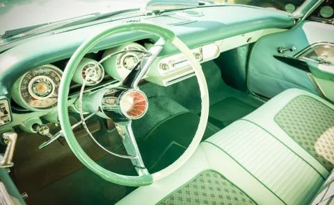 Retro dashboard Stock Photos