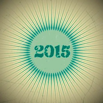 Retro design 2015 Stock Illustration