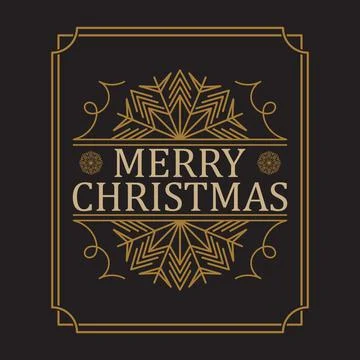 Retro design element. Christmas holidays. Stock Illustration