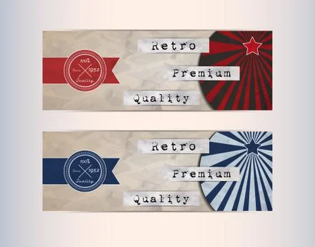 Retro Design Elements Stock Illustration