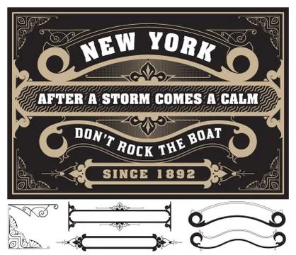 Retro design Stock Illustration