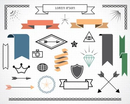 Retro design Stock Illustration