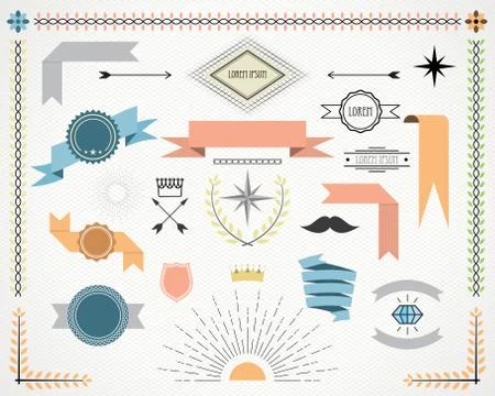 Retro design Stock Illustration