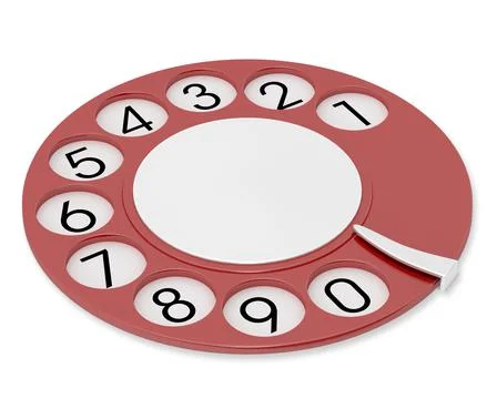 Retro dial Illustrazione stock