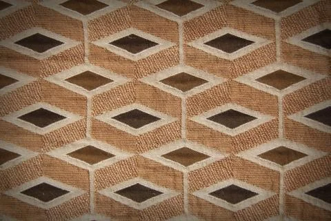 Retro Diamond Fabric Texture Stockfoto's