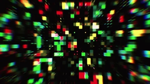 Retro Digital Background Video Loop Stockbeeldmateriaal 285885340