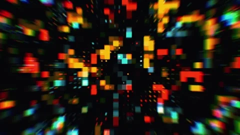 Retro Digital Background Video Loop Видео 285885362