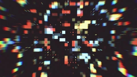 Retro Digital Background Video Loop Видео 285885473