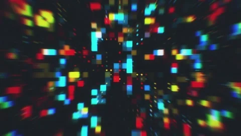 Retro Digital Background Video Loop Видео 285885474