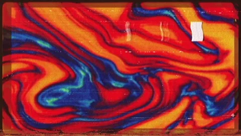 Retro Digital Glitch Loop Stock Footage 322595031