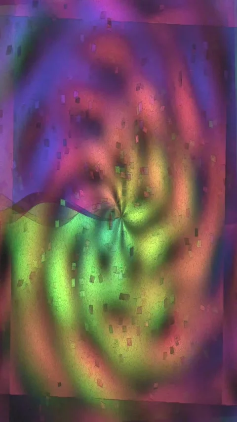 Retro Digital Noise Portrait Stock Footage 331083571