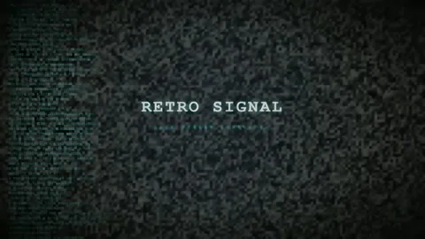 Retro Digital Signal Interference with Glitchy Computer Code and Static Noise Stock Footage 345753294