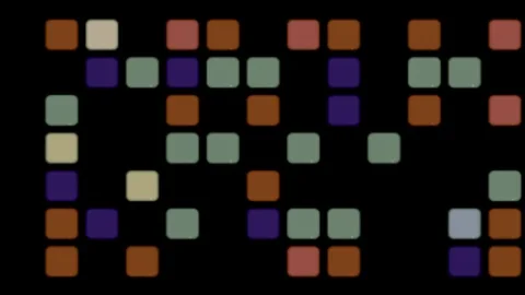 Retro Digital Squares Seamless Looping Motion Graphic Background, HD 1080 Stock Footage 90818047