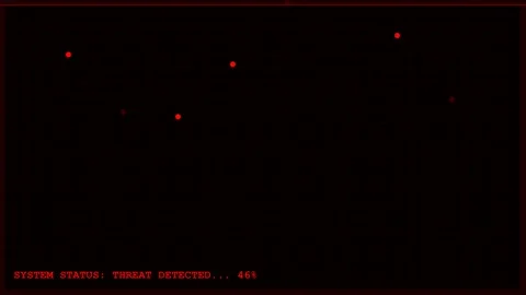 Retro Digital System Status Loading Screen Loop - Vintage Sci-Fi Background Stock Footage 336837418
