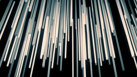 Retro digital tubes falling in unique background Video stock 103775527
