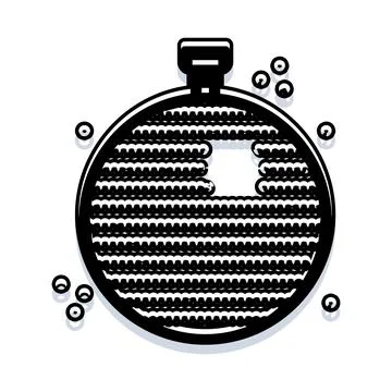 Retro disco ball celebrating music and entertainment Stock Illustration