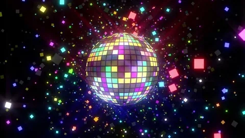 Retro disco ball  Stock Footage 72506755