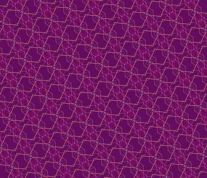 Retro disco fever stroke-based surface pattern with linear contour texture Stock Illustration