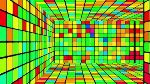 Retro Disco Lights Labyrinth 01 Vidéo 8992282