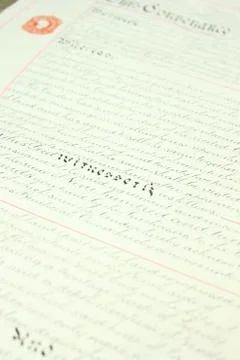 Retro documents Stock Photos