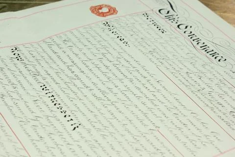 Retro documents Stock Photos