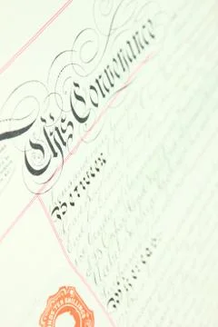 Retro documents Stock Photos